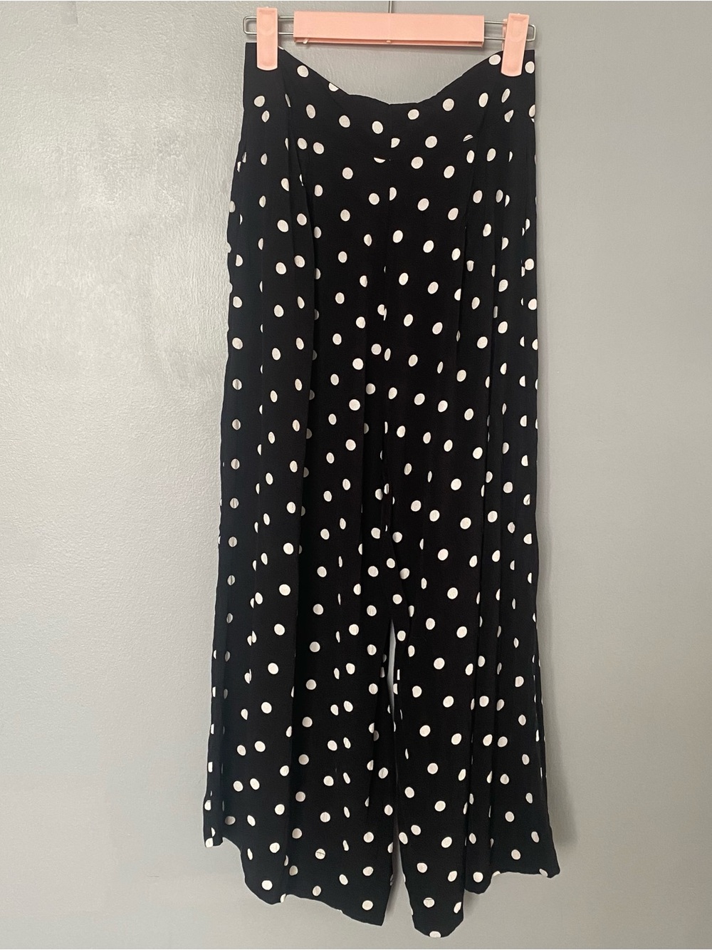 House of Harlow X Revolve Black Polka Dot Wide-Leg Pants